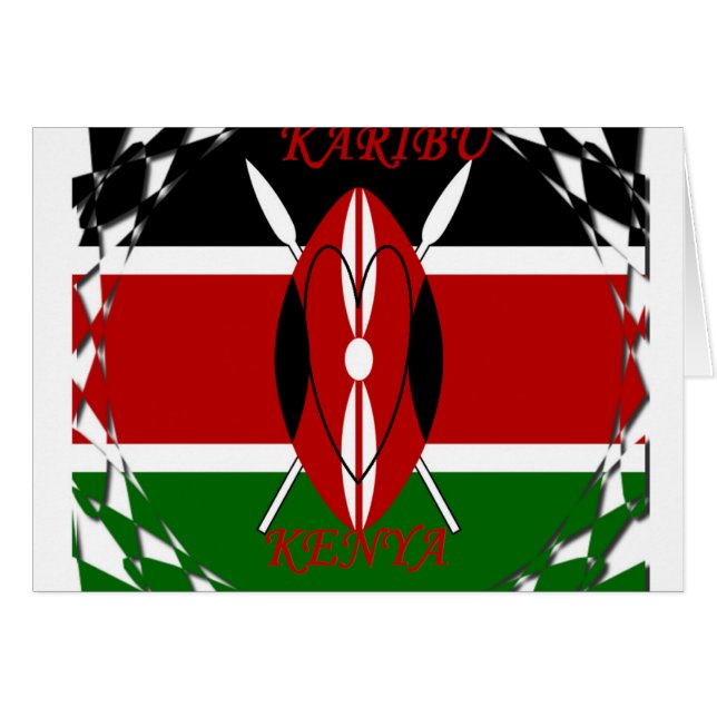 Kenyan Flag Unity: Tuko Pamoja Design (Front Horizontal)