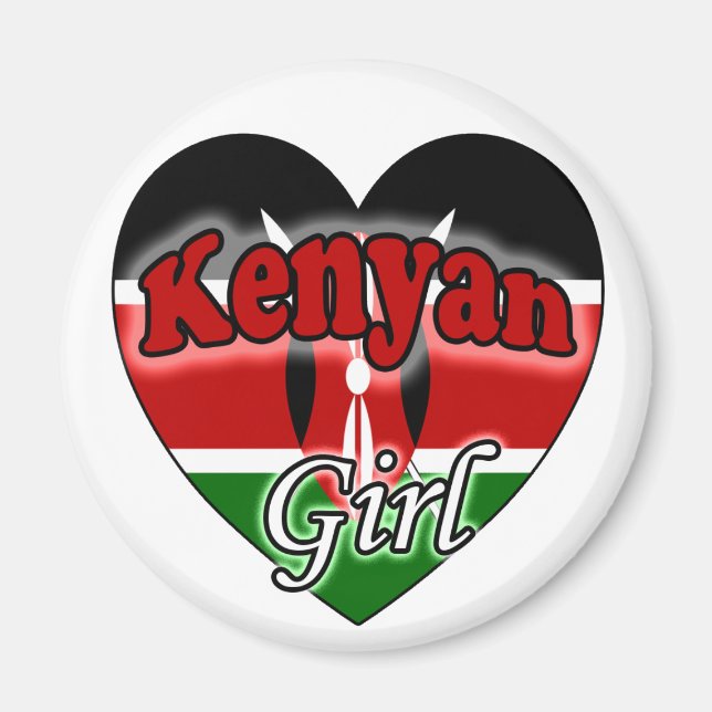 Kenyan Girl Magnet (Front)