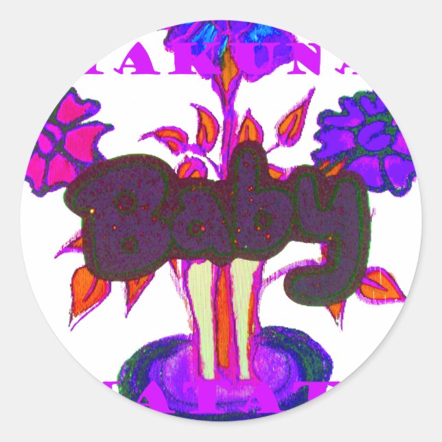 Kenyan Heart Art: I Love Kenya Classic Round Sticker (Front)