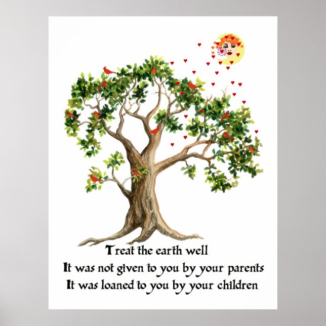 Kenyan Nature Proverb Poster (Front)