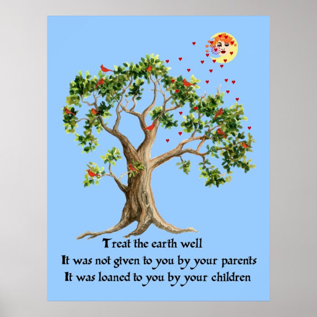 Kenyan Nature Proverb Poster (Front)