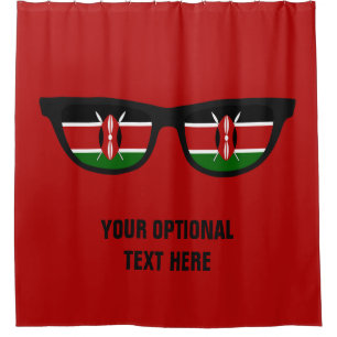 Kenyan Shades custom shower curtain