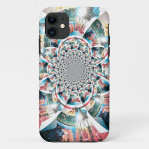 Kenyan Tapestry Kaleidoscope Art Print iPhone 11 Case