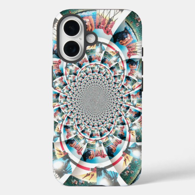 Kenyan Tapestry Kaleidoscope Art Print Case-Mate iPhone Case (Back)
