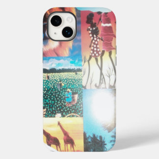Kenyan Tapestry: Wildlife, Culture,& Coastal Beach Case-Mate iPhone 14 Plus Case