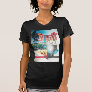 Kenyan Tapestry: Wildlife, Culture & Coastal Beach T-Shirt
