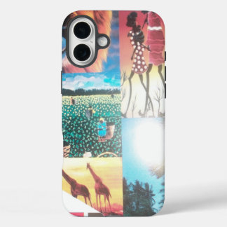 Kenyan Tapestry | Wildlife, Culture & Coastal Beau iPhone 16 Plus Case