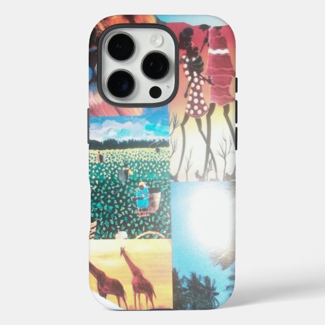 Kenyan Tapestry: Wildlife, Culture, Coastal Beauty Case-Mate iPhone Case (Back)