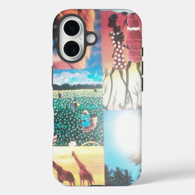 Kenyan Tapestry: Wildlife, Culture, Coastal Beauty Case-Mate iPhone Case (Back)
