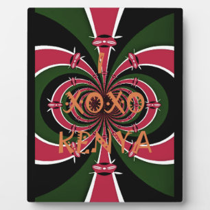 Kenyan Travel Gift – Hugs & Kisses Design Plaque