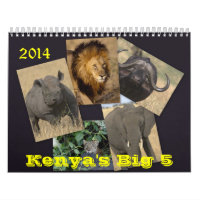 Kenya's Big 5 Calendar