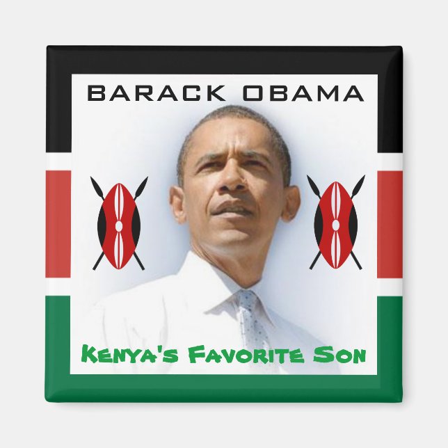 Kenya's Favourite Son Magnet (Front)