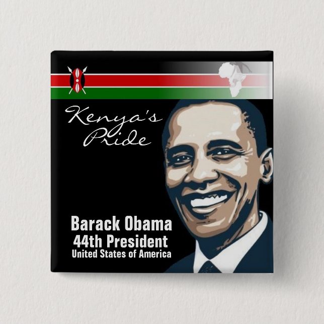 Kenya's Pride 15 Cm Square Badge (Front)