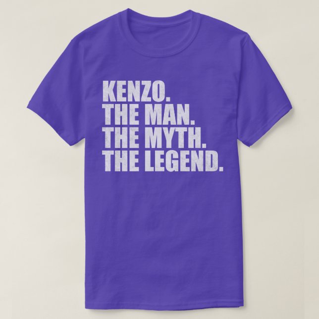 KenzoKenzo Name Kenzo given name T-Shirt (Design Front)