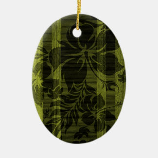 Keokea Beach Faux Wood Surfboard Ceramic Tree Decoration