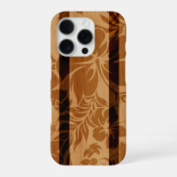 Keokea Beach Hibiscus Faux Wood Surfboard