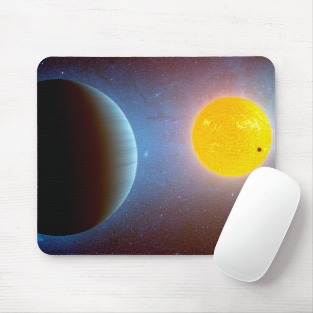 Kepler-10 Star System. Mouse Mat (With Mouse)