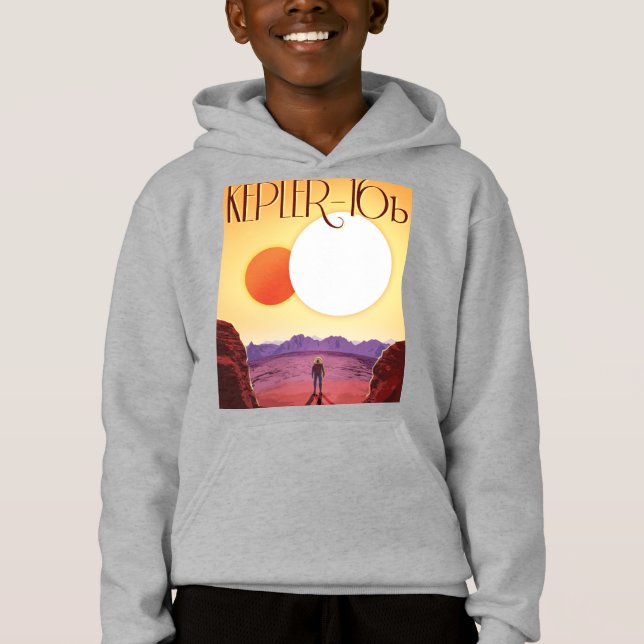 Kepler-16b: Binary Solar Sunset Fine Art Space (Front)
