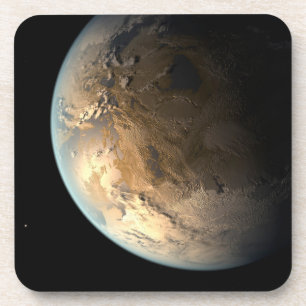 Kepler-186f Orbiting A Distant Star. Coaster