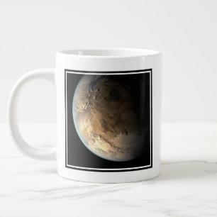Kepler-186f Orbiting A Distant Star. Large Coffee Mug