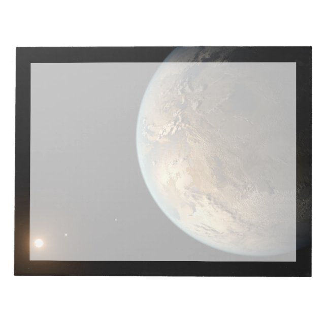 Kepler-186f Orbiting A Distant Star. Notepad (Front)