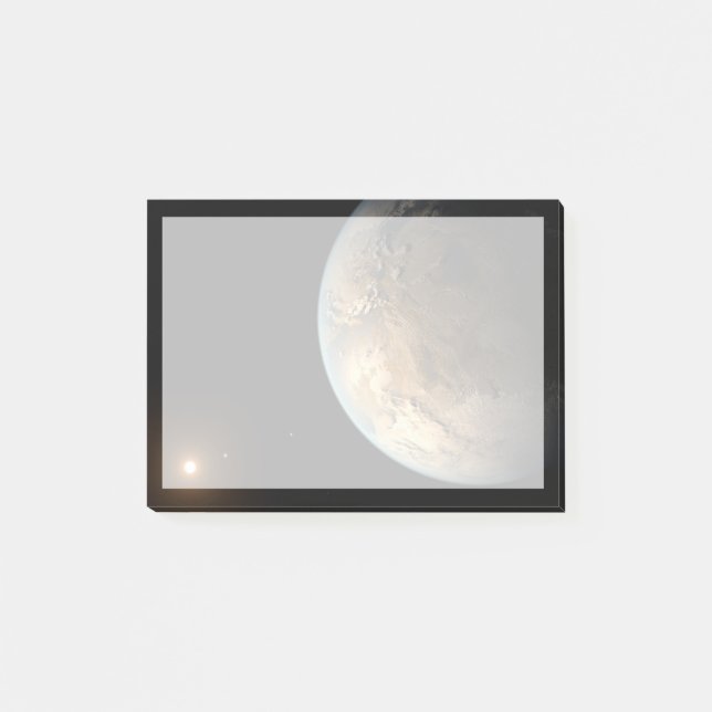 Kepler-186f Orbiting A Distant Star. Post-it Notes (Front)