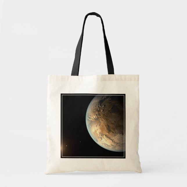Kepler-186f Orbiting A Distant Star. Tote Bag (Front)