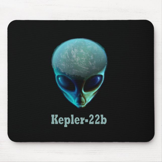 Kepler-22b Alien Mouse Pad (Front)