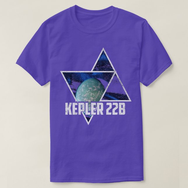 Kepler 22B Exoplanet Extrasolar Planet T-Shirt (Design Front)