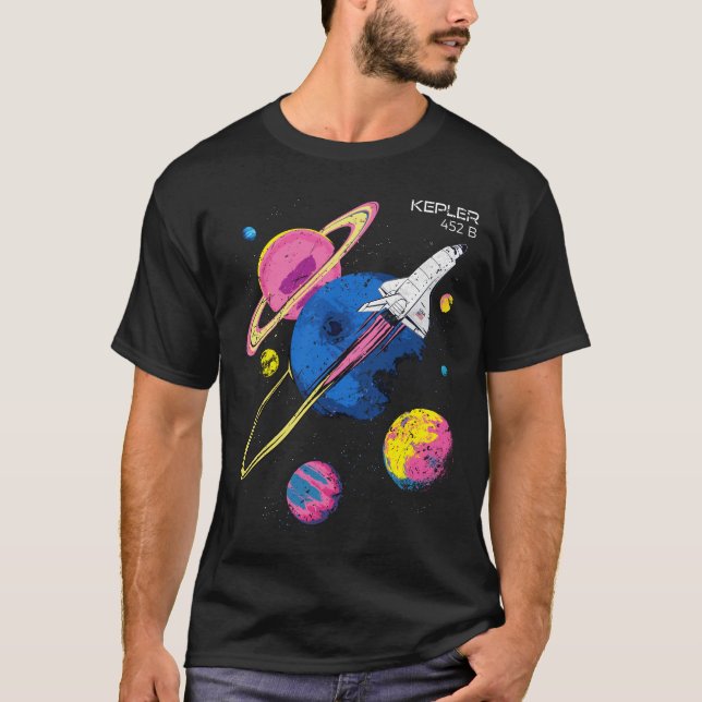Kepler 452B Space Mission T-Shirt (Front)