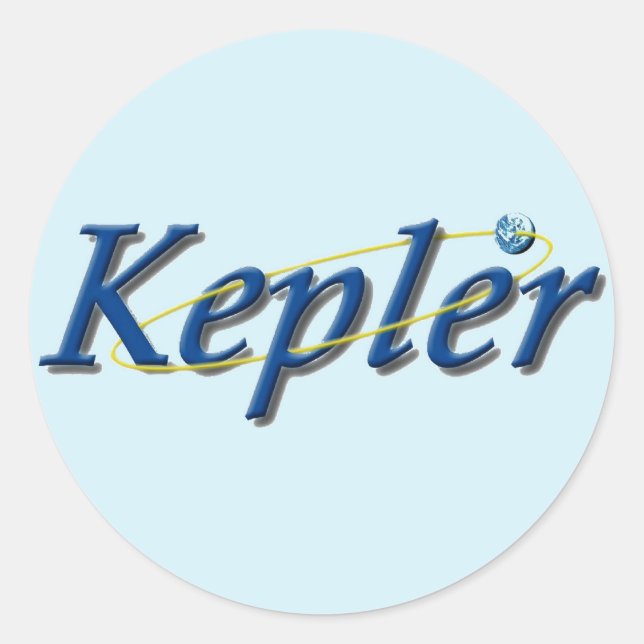 Kepler Space Observatory Classic Round Sticker (Front)