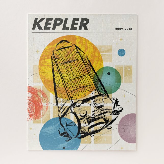Kepler Space Telescope Poster. Jigsaw Puzzle (Vertical)