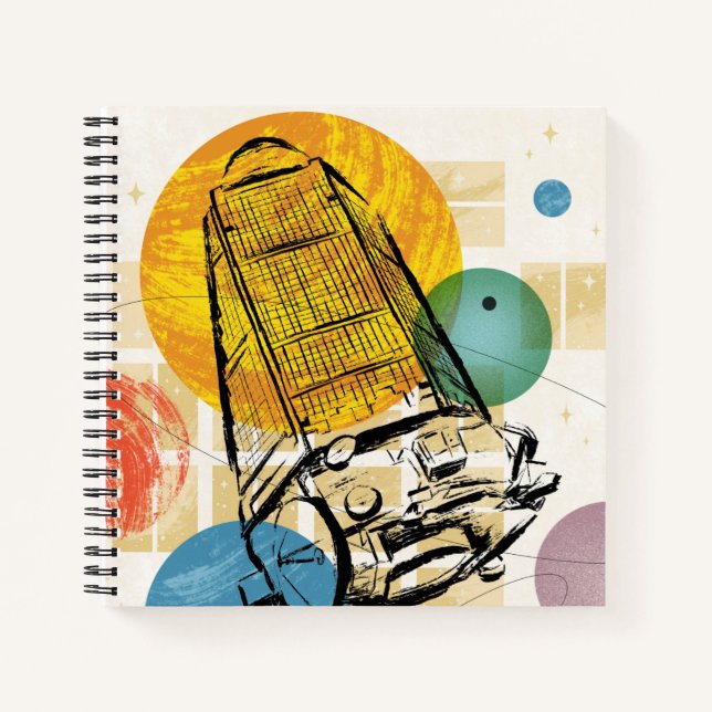Kepler Space Telescope Poster. Notebook (Front)