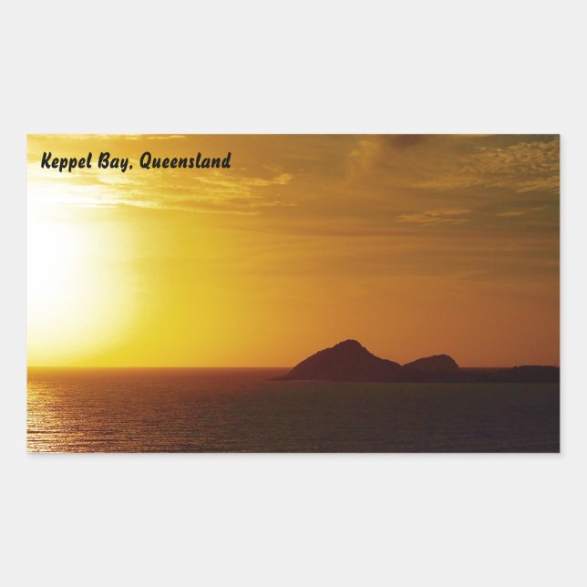 Keppel Bay sunrise sticker (Front)