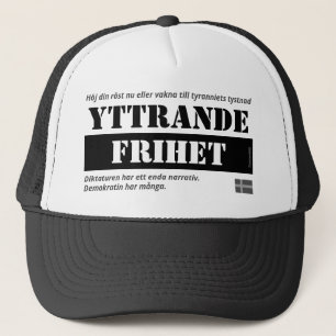 Keps — Yttrandefrihet Trucker Hat