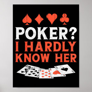 Ker Cards Vintage Ker_ I Hardly Know Her  Poster