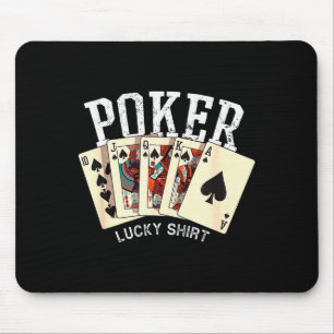 Ker Lucky Shirt Ker Player Gambling Funny Ker Mouse Mat