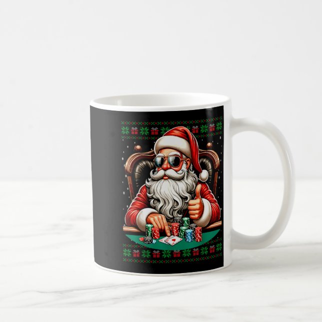 Ker Santa Ker Player Ugly Christmas Sweater  Coffee Mug (Right)