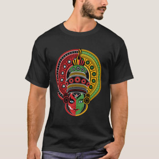 Kerala Culture The Two Faces Of Theyyam And Kathak T-Shirt