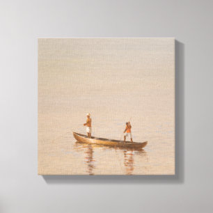 Kerala Fishermen Canvas Print