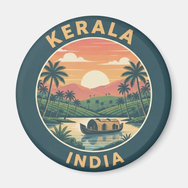 Kerala India Magnet (Front)