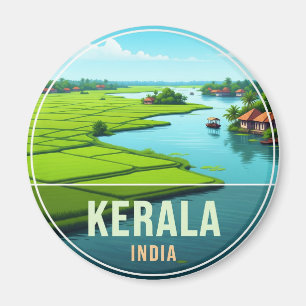 Kerala India Sunset Magnet