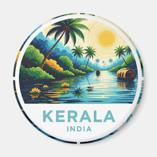 Kerala India Sunset Magnet