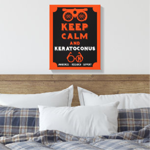 Keratoconus Support And Awareness Canvas Print