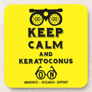 Keratoconus Support And Awareness Coaster
