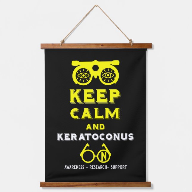 Keratoconus Support And Awareness Hanging Tapestry (Front)
