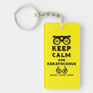 Keratoconus Support And Awareness Key Ring