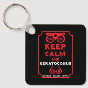 Keratoconus Support And Awareness Key Ring