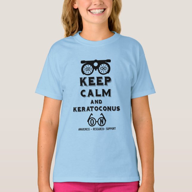Keratoconus Support And Awareness T-Shirt (Front)