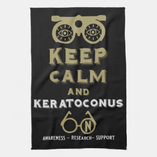 Keratoconus Support And Awareness Tea Towel